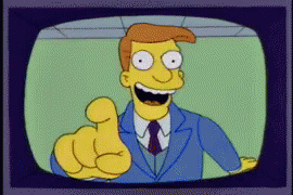 Point And Laugh Tv Respects Me The Simpsons GIF