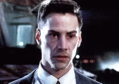 Point Break Talking Keanu Reeves GIF