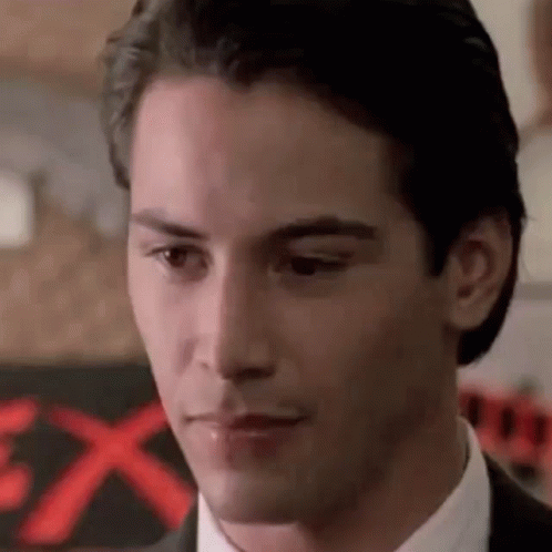 Point Break Keanu Reeves Talking GIF
