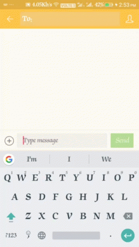 Point Of View Sending I Love You Text Message GIF