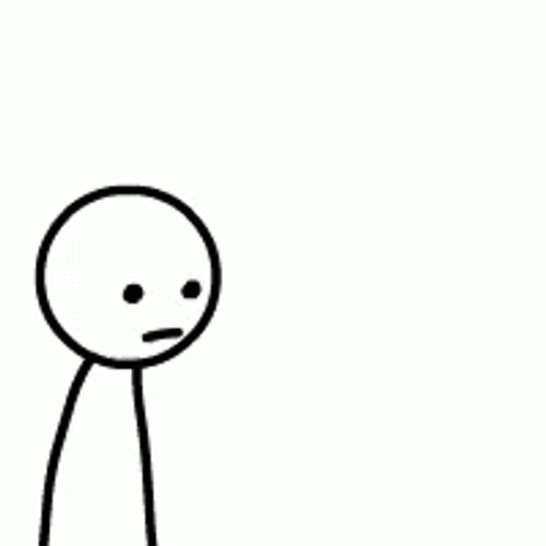 Point Over My Head Stickman GIF