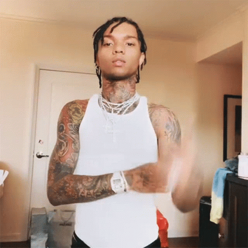 Pointing Upwards Swae Lee GIF