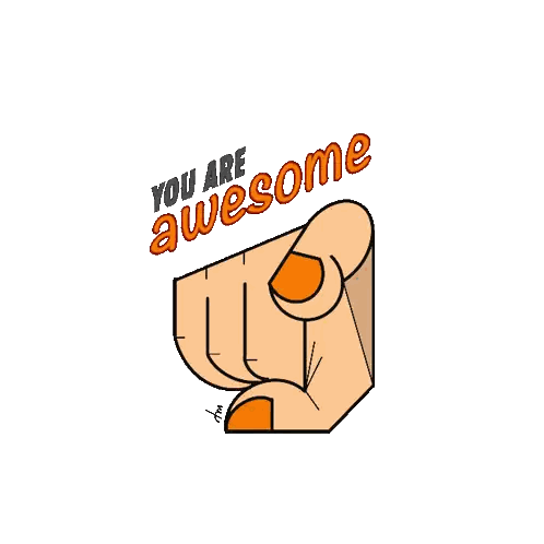 Pointing You Are Awesome