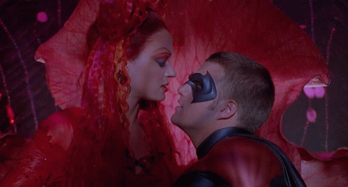 Poison Ivy And Robin Sweet Moment GIF