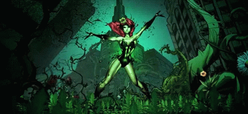 Poison Ivy Green Charm GIF