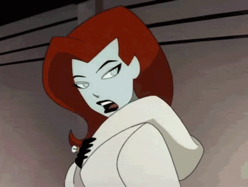 Poison Ivy Looking At Her Ring GIF