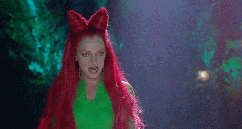 Poison Ivy Pointed Herself GIF