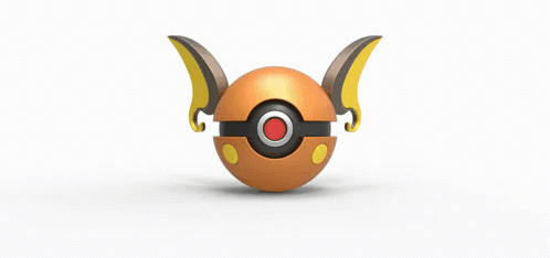 Poke Ball Looking Like Pokemon Raichu GIF