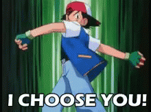 Pokeball Ash Ketchum I Choose You GIF