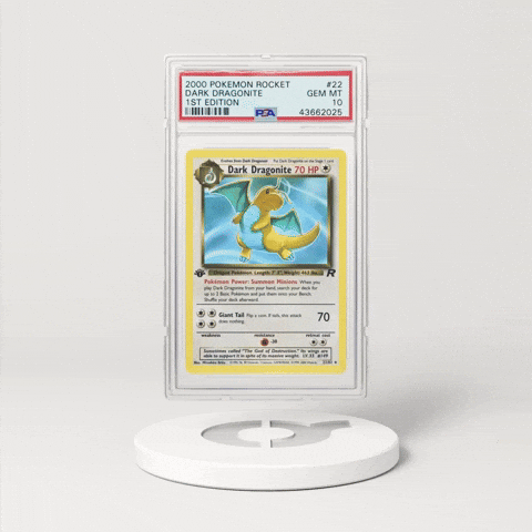 Pokemon Card Dark Dragonite GIF