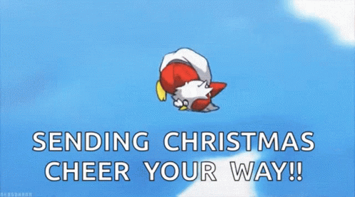 Pokemon Christmas Delibrid Gift Shower GIF