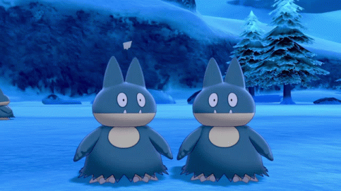Pokemon Christmas Munchlax Loading Snow GIF