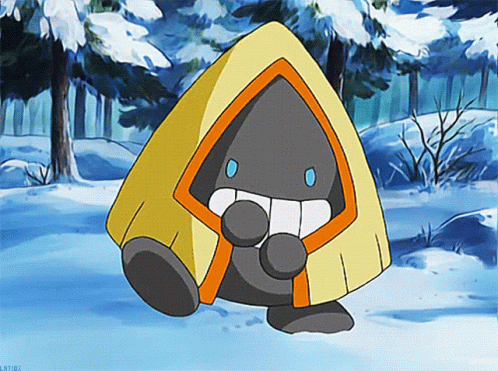 Pokemon Christmas Snorunt Skipping GIF