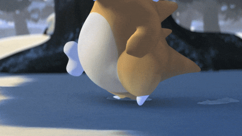 Pokemon Christmas Winter Cubone GIF