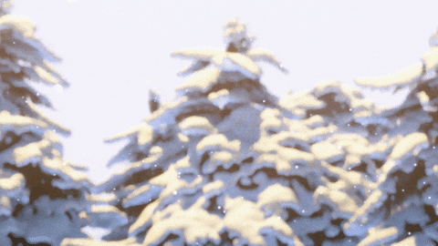Pokemon Christmas Winter Flying Cubone GIF