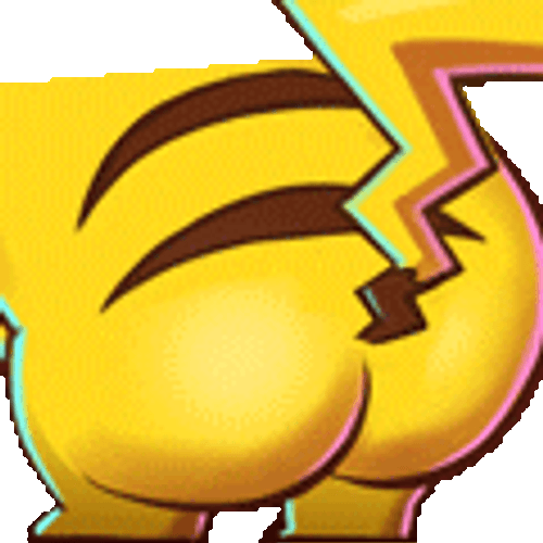 Pokemon Cute Pikachu Little Butt Dance GIF