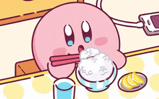Pokemon Eating Yummy Rice GIF