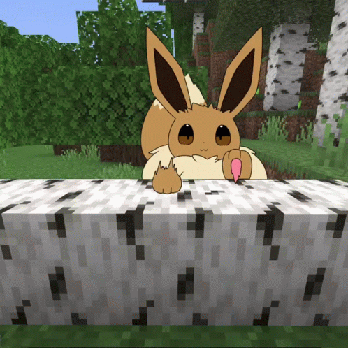 Pokemon Eevee Eating Meme GIF