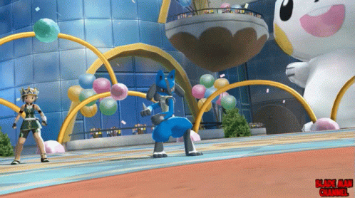 Pokemon Evolution Battle GIF