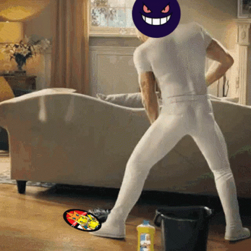 Pokemon Haunter Mr Clean Meme GIF
