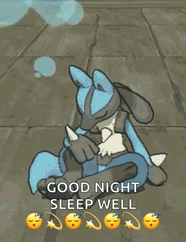Pokemon Hugging Good Night Sleep Well