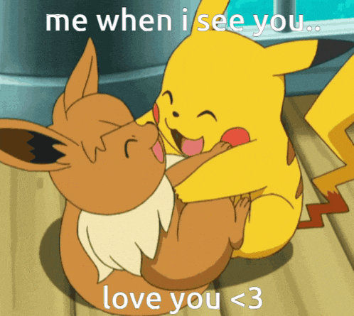 Pokemon Love U Gif GIF