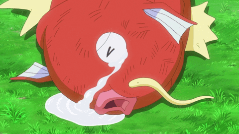 Pokemon Magikarp Crying On The Ground GIF