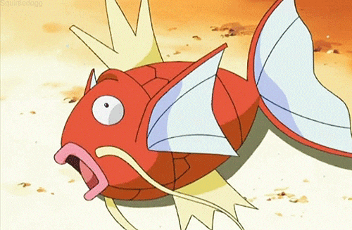 Pokemon Magikarp Flopping On The Ground GIF
