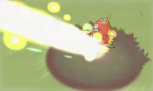 Pokemon Magikarp Getting Attacked GIF