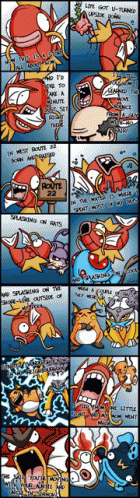 Pokemon Magikarp In Comics GIF