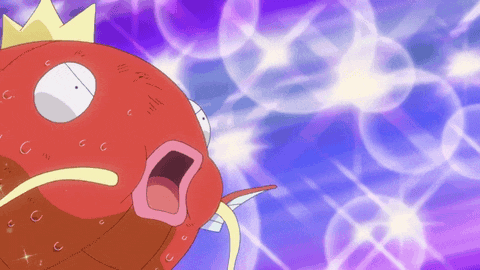 Pokemon Magikarp Looking Angry GIF