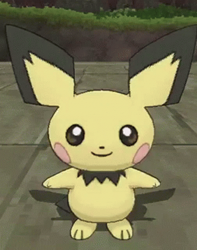 Pokemon Pichu Moving Its Arms GIF