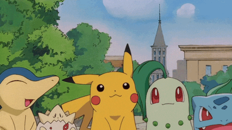 Pokémon Pikachu Happy Celebration GIF