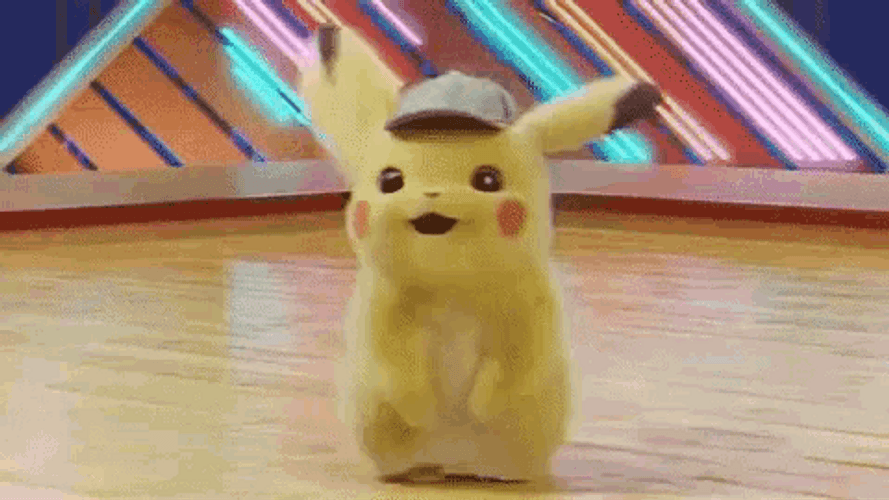 Pokemon Pikachu Hiphop Dance GIF