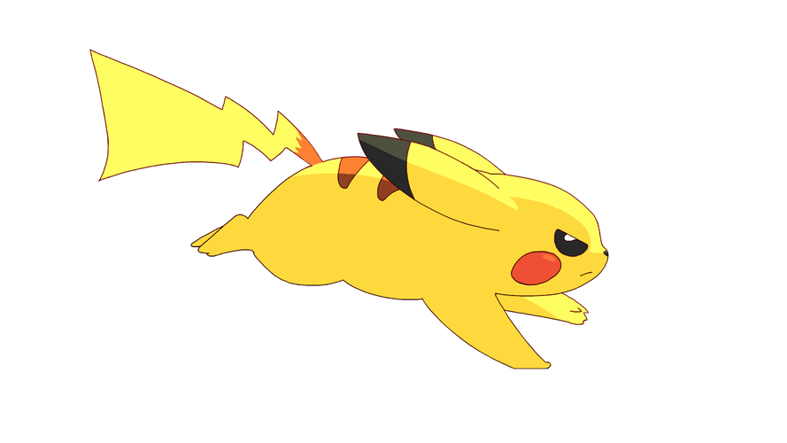 Pokemon Pikachu Running GIF