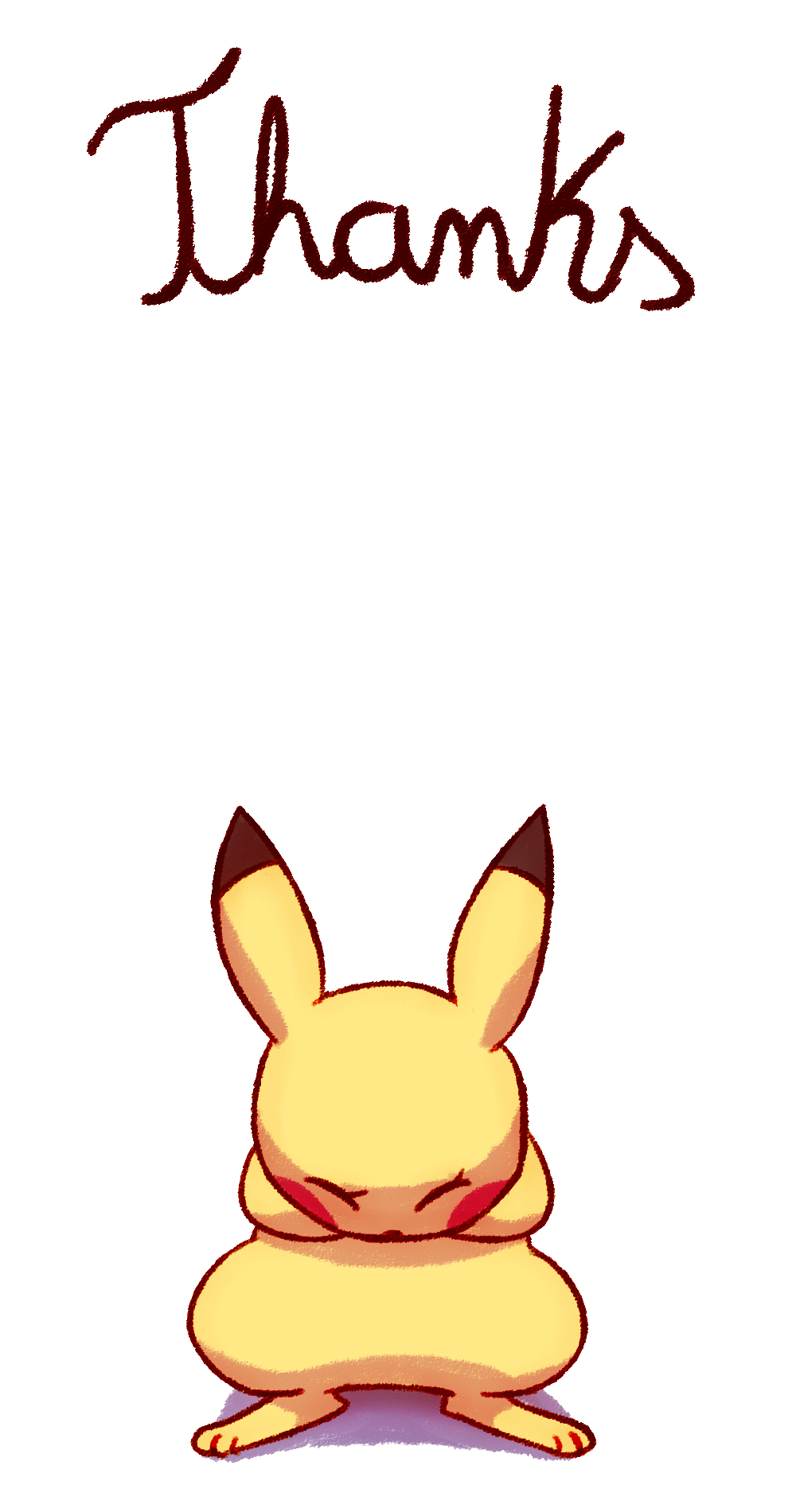 Pokemon Pikachu Thanks GIF