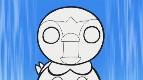 Pokemon Piplup In Despair Anime GIF