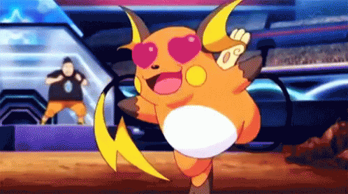 Pokemon Raichu Looking In Love GIF