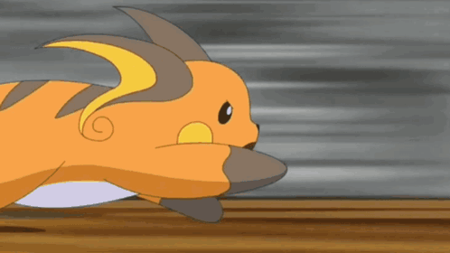 Pokemon Raichu Volt Tackle Attack GIF