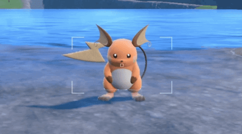 Pokemon Raichu Wagging Its Tail GIF