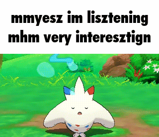 Pokemon Togekiss Im Listening Mhm Very Interesting GIF