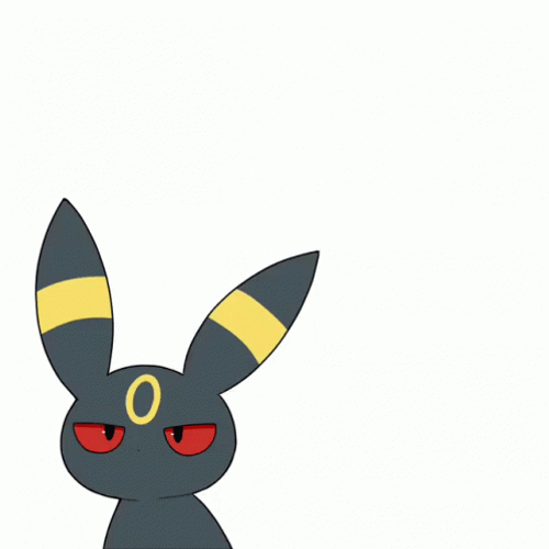 Pokemon Umbreon Eevee Jump GIF