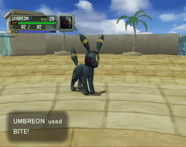 Pokemon Umbreon Fight Nintendo Game GIF