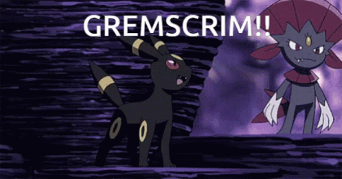Pokemon Umbreon Sylveon Love Kiss GIF