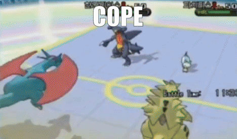 Pokemon Video Game Saying Cope