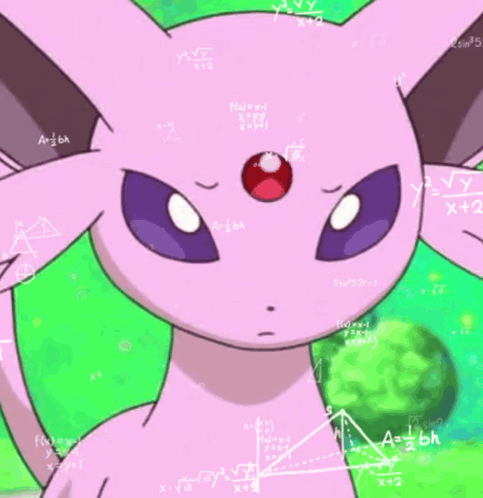 Pokemon with Mathematical Equations