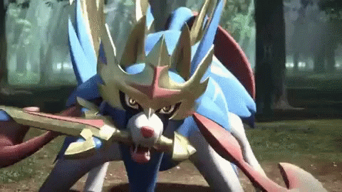 Pokemon With Sword in Mouth