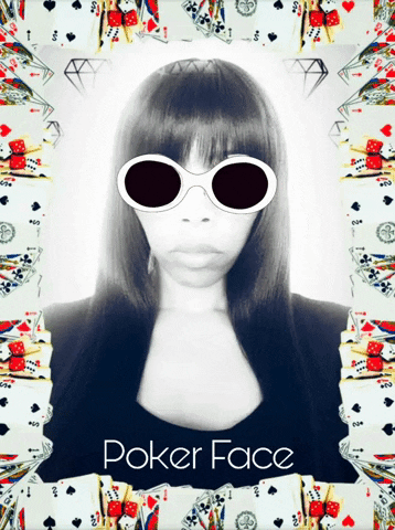 Poker Face Dr. Donna Thomas Rodgers GIF