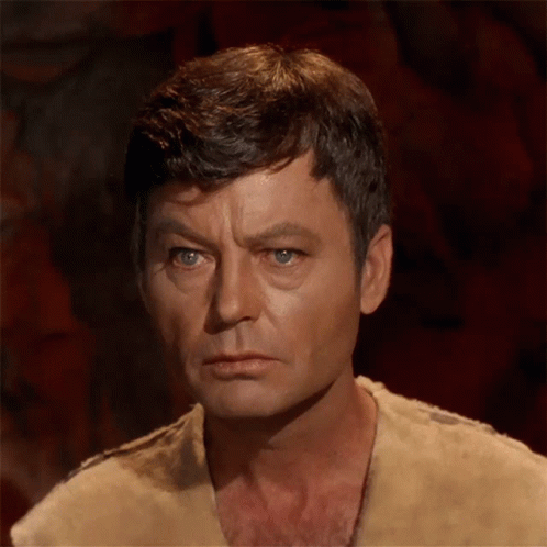 Poker Face Dr Leonard Mccoy GIF