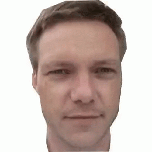 Poker Face Head Spinning GIF